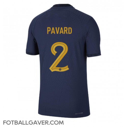 Frankrike Benjamin Pavard #2 Fotballklær Hjemmedrakt VM 2022 Kortermet